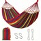 Gardenised Outdoor Hanging Hammocks for Leisure and Relaxation Use